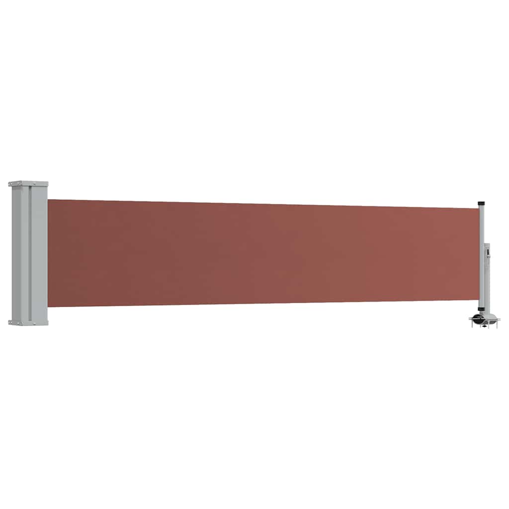Ausziehbare Seitenmarkise 60×300 cm Braun