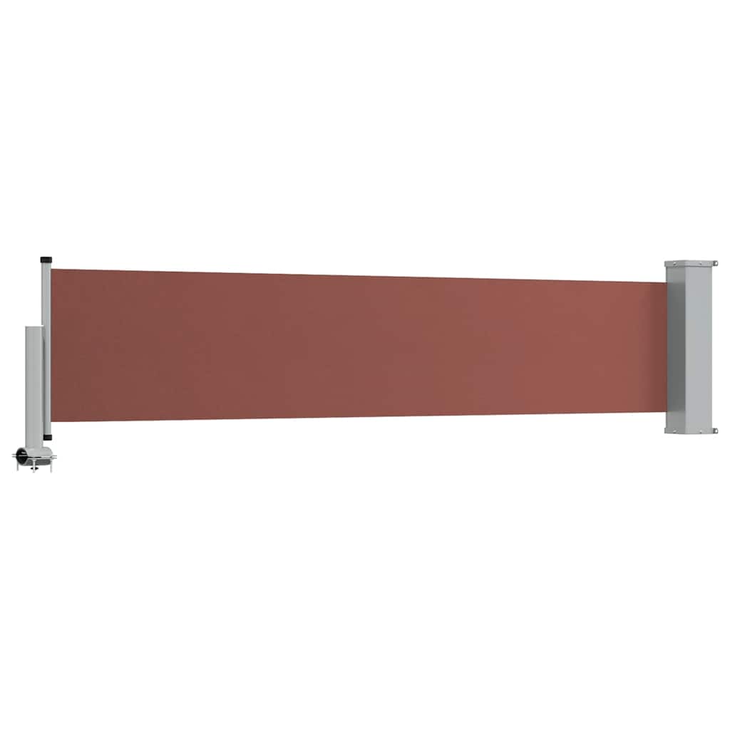 Ausziehbare Seitenmarkise 60×300 cm Braun