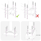 Ausziehbare Seitenmarkise 60×300 cm Braun