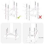 Ausziehbare Seitenmarkise 80×300 cm Braun