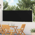 Ausziehbare Seitenmarkise 100×500 cm Schwarz
