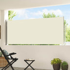 Ausziehbare Seitenmarkise 120×500 cm Creme