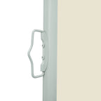Ausziehbare Seitenmarkise 120×500 cm Creme