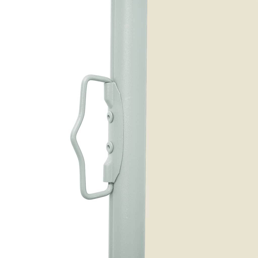 Ausziehbare Seitenmarkise 120×500 cm Creme
