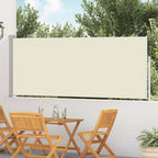 Ausziehbare Seitenmarkise 120×500 cm Creme