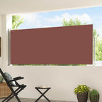 Ausziehbare Seitenmarkise 120×500 cm Braun