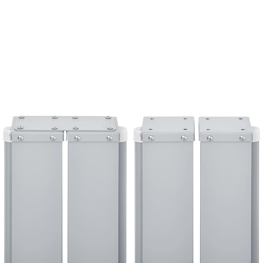 Ausziehbare Seitenmarkise Braun 120 x 600 cm