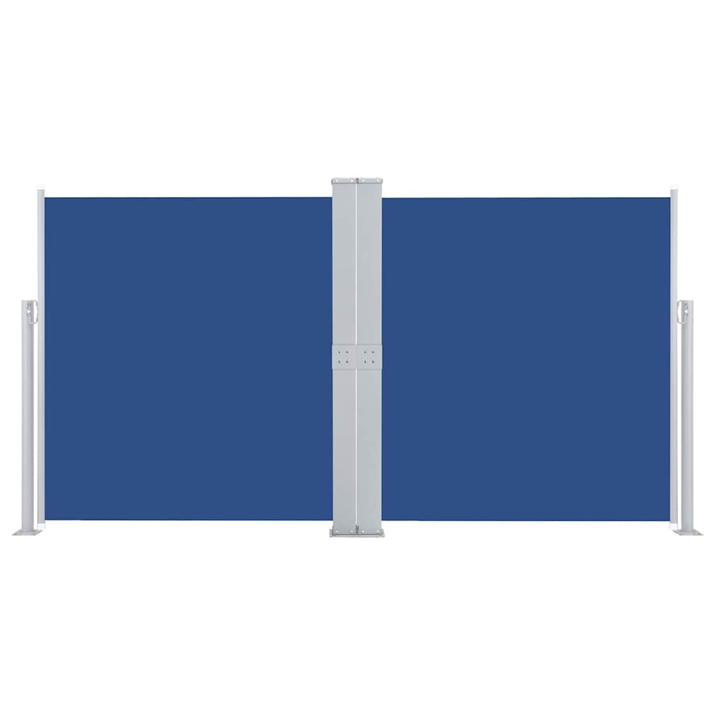 Ausziehbare Seitenmarkise Blau 140 x 600 cm