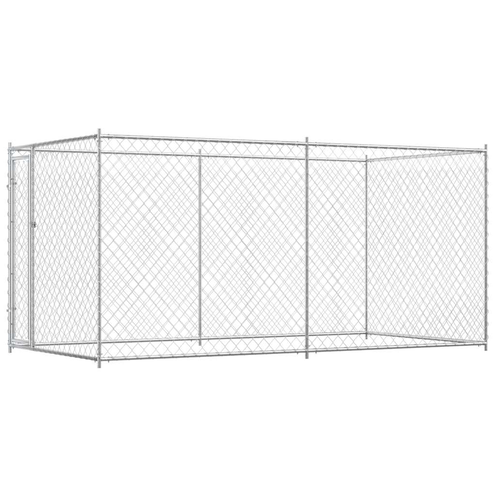 Outdoor-Hundezwinger 382x192x185 cm