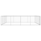 Outdoor-Hundezwinger Verzinkter Stahl 760x760x185 cm