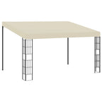 Wand-Pavillon 3x4 m Creme Stoff