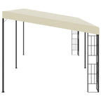 Wand-Pavillon 3x6 m Creme Stoff