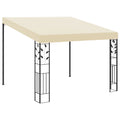 Wand-Pavillon 3x3x2,5 m Cremeweiß