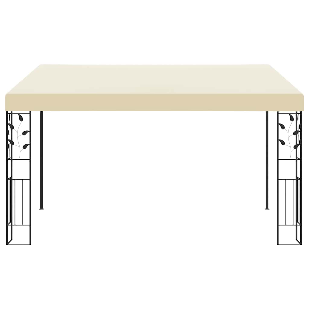 Wand-Pavillon 4x3x2,5 m Cremeweiß