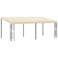 Wand-Pavillon 6x3x2,5 m Cremeweiß