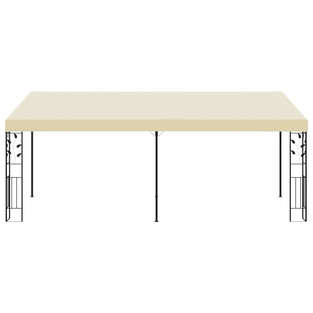 Wand-Pavillon 6x3x2,5 m Cremeweiß