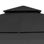 Pavillon mit Doppelt Erweiterten Dächern 3x3x2,75 cm 180 g/m²