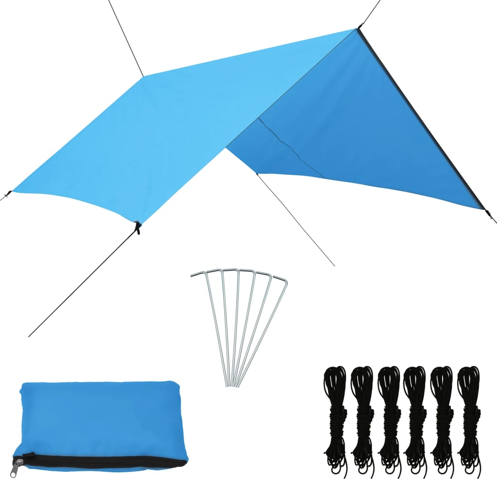 Outdoor-Tarp 3x2,85 m Blau