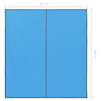 Outdoor-Tarp 3x2,85 m Blau