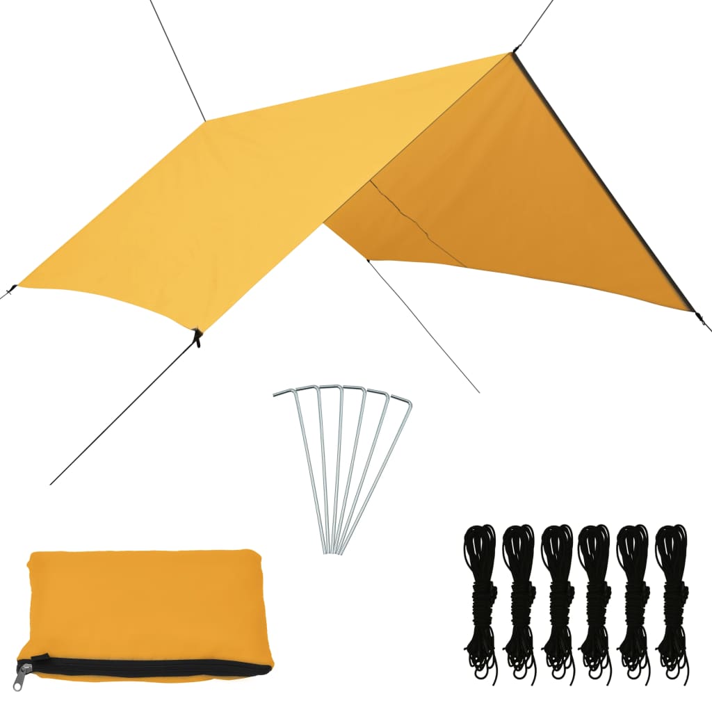 Outdoor-Tarp 3x2,85 m Gelb