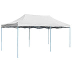 Profi-Partyzelt Faltbar 3 x 6 m Stahl Weiß
