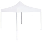Profi-Partyzelt Faltbar 2×2 m Stahl Weiß
