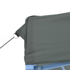 Profi-Partyzelt Faltbar 3×4 m Stahl Anthrazit
