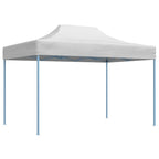 Profi-Partyzelt Faltbar 280x410x315 cm Stahl Weiß