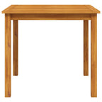 Gartentisch 85x85x74 cm Massivholz Akazie