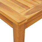 Gartentisch 85x85x74 cm Massivholz Akazie