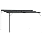 Pavillon mit Dach Anthrazit 4x3x2,5 m Aluminium und Stahl