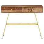 Schreibtisch mit Schubladen 100x55x75 cm Massivholz Akazie