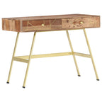 Schreibtisch mit Schubladen 100x55x75 cm Massivholz Akazie