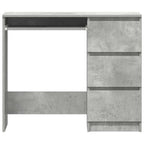 Schreibtisch Betongrau 90x45x76 cm Holzwerkstoff
