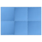 Bodenmatten 6 Stk. 2,16 m² EVA-Schaumstoff Blau