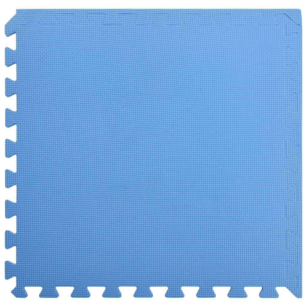 Bodenmatten 6 Stk. 2,16 m² EVA-Schaumstoff Blau