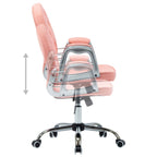 Bürodrehstuhl Rosa Kunstleder