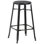 Barhocker 6 Stk. Schwarz Stahl