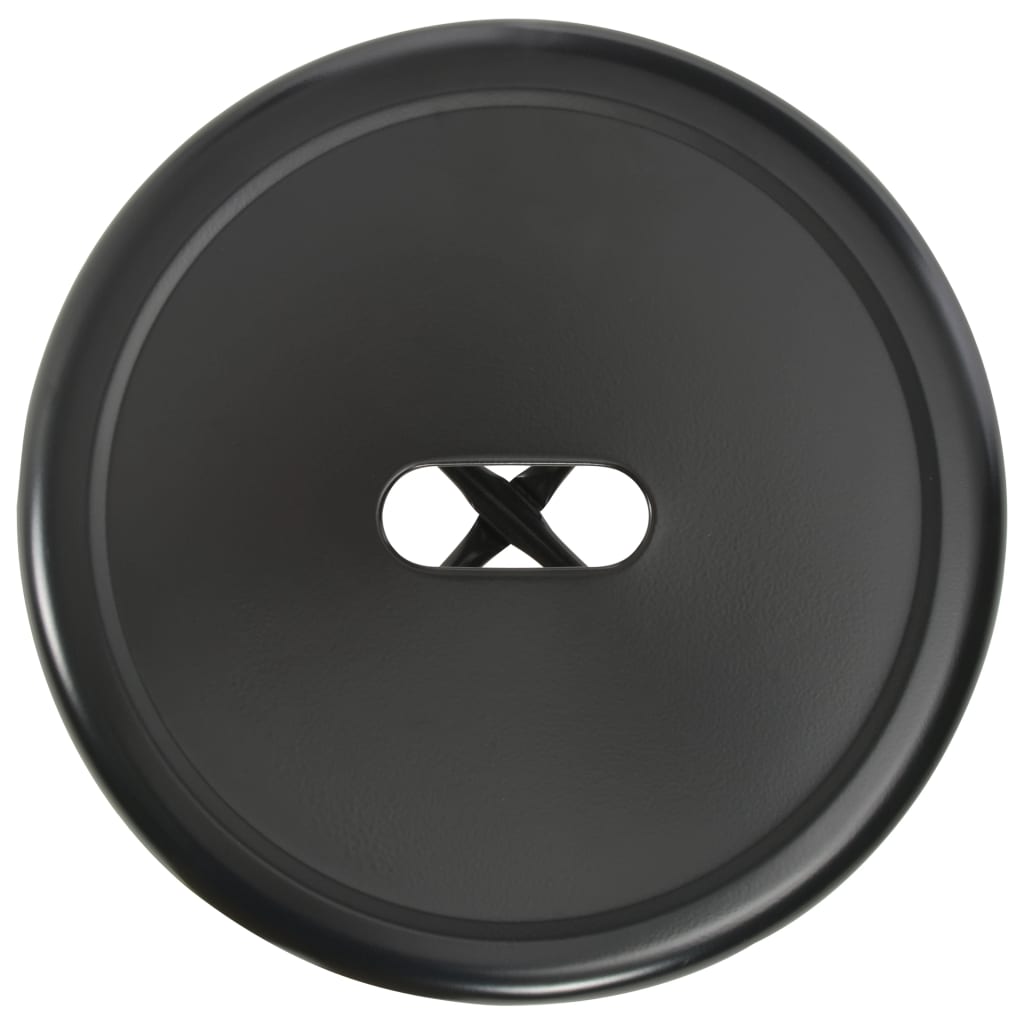 Barhocker 6 Stk. Schwarz Stahl