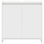 Badezimmerschrank Weiß 60x33x61 cm Holzwerkstoff