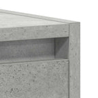 Badezimmerschrank Betongrau 60x33x61 cm Holzwerkstoff