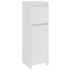 Badezimmerschrank Weiß 30x30x95 cm Holzwerkstoff