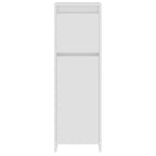 Badezimmerschrank Weiß 30x30x95 cm Holzwerkstoff