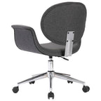 Drehbare Esszimmerstühle 4 Stk. Grau Stoff