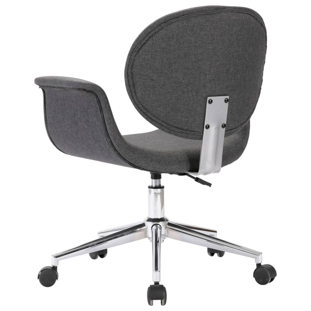 Drehbare Esszimmerstühle 4 Stk. Grau Stoff