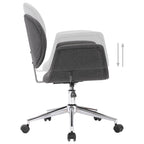 Drehbare Esszimmerstühle 4 Stk. Grau Stoff