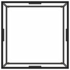 Couchtisch Schwarz mit Hartglas 80x80x35 cm