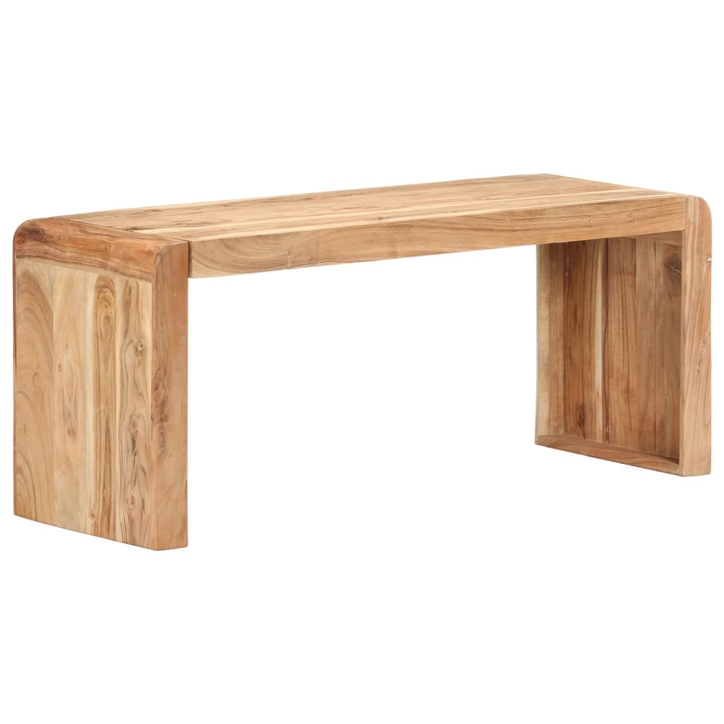 Bank 110x38x46 cm Massivholz Akazie
