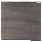 Couchtisch mit Baumkanten 60x60x40 cm Massivholz Akazie