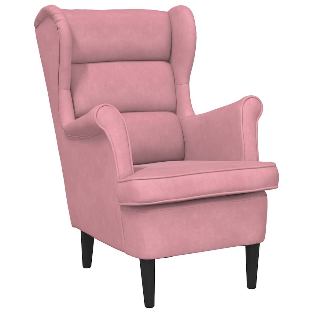 Sessel Rosa Samt